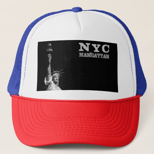Elegant New York City Manhattan Liberty Statue Nyc Trucker Hat