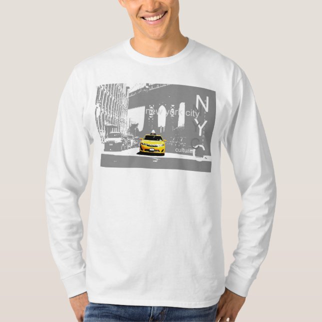 Elegant New York City Nyc Brooklyn Bridge T-Shirt (Front)