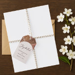 Elegant Nikkah Islamic Wedding Thank you Favors  Gift Tags