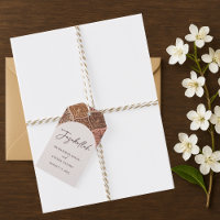 Elegant Nikkah Islamic Wedding Thank you Favors