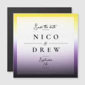 Elegant Nonbinary Pride Wedding (Front/Back)
