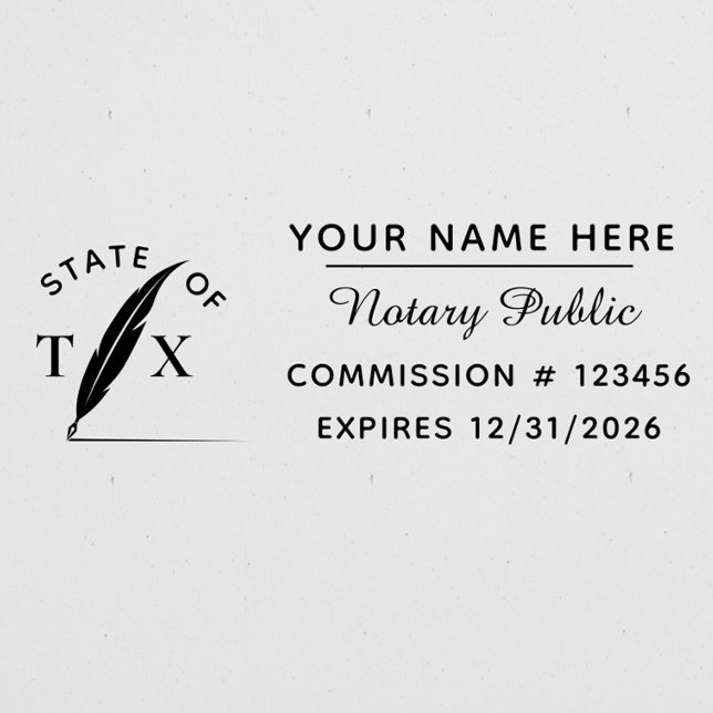   Elegant Notary Public Custom  Self-inking Stamp (Creator Uploaded)