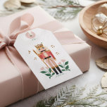 Elegant Nutcracker Ballet Toy Soldier To & From Gift Tags<br><div class="desc">Add a refined touch to your holiday gifting with our elegant nutcracker floral to & from gift tag. The front features a beautifully hand-drawn nutcracker surrounded by delicate florals, whimsical music notes, and a dedicated "To & From" section for personalized gift-giving. The reverse side is adorned with a coordinating nutcracker...</div>