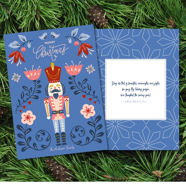 Elegant Nutcracker Christmas Card (Creator Uploaded)
