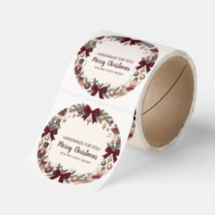 Elegant Nutcracker Christmas Holiday Party Classic Round Sticker