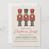 Elegant Nutcracker Christmas Holiday Party Invitation (Front)