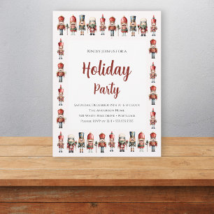Elegant Nutcracker Christmas Holiday Party Invitation