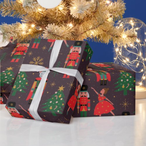 Elegant Nutcracker Christmas Wrapping Paper
