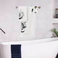 Elegant Ocean | Watercolor Whale Monogram