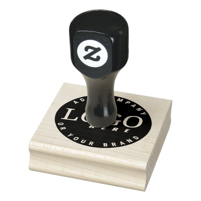 Elegant Office Business Logo Company Employee Rubber Stamp (Stamp)