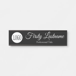 Elegant Office Door Sign Name Plate