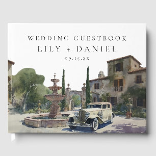 Elegant Old Money Country Estate Wedding Guest Book