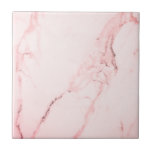 Elegant Old Pink Marble Ceramic Tile at Zazzle