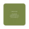 Elegant Olive Green PRINTED Kraft Consultant