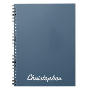 Elegant One Color Minimalist Design Notebook