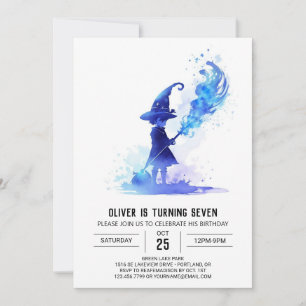 Elegant Online Magical Birthday  Invitation