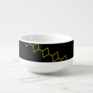 Elegant Onyx Flow Chili Bowl