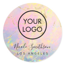 elegant opal Sticker