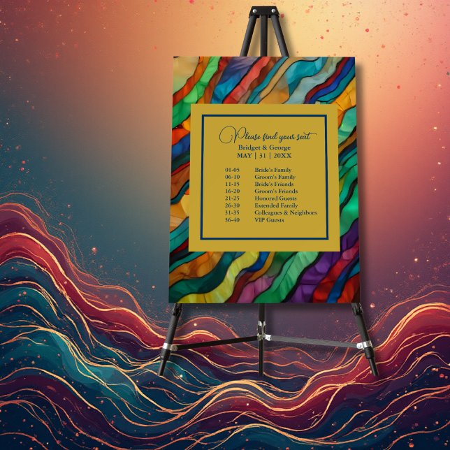 Elegant Opulent African destination wedding Foam Board (Creator Uploaded)