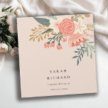 Elegant Orange Blush Peach Green  Ambrosia Floral 3 Ring Binder<br><div class="desc">Dusky Orange Blush Ambrosia Floral Collection- it's an elegant Illustration of orange blush ambrosia floral with a modern minimal retro touch. Perfect for your modern retro floral wedding & parties. It’s very easy to customize, with your personal details. If you need any other matching product or customization, kindly message via...</div>