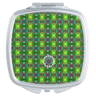 Elegant Orange Logo Art Neuvau. Elegant Style var1 Compact Mirror