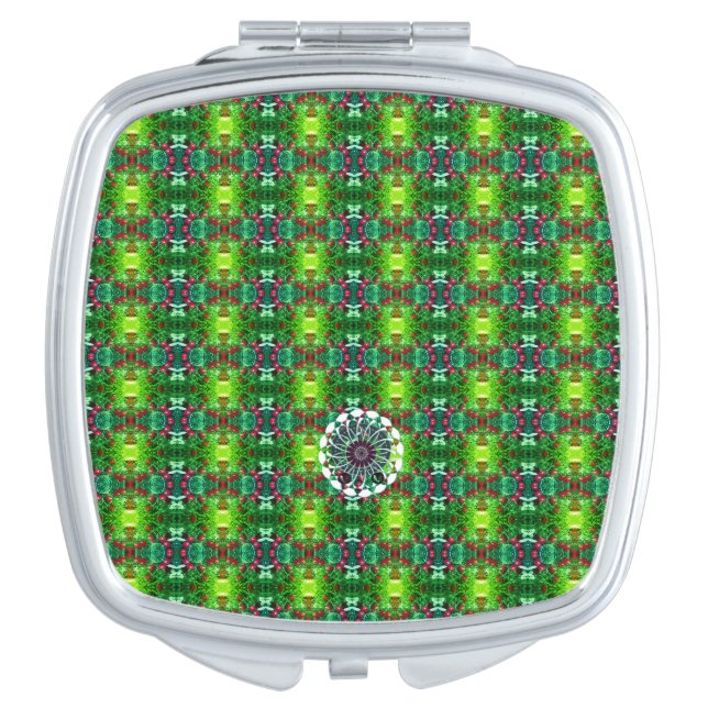 Elegant Orange Logo Art Neuvau. Elegant Style var1 Compact Mirror (Front)