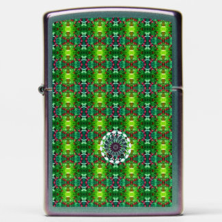 Elegant Orange Logo Art Neuvau. Elegant Style var1 Zippo Lighter