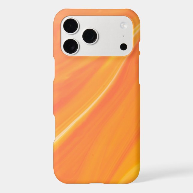  Elegant Orange Marble  Case-Mate iPhone Case (Back)