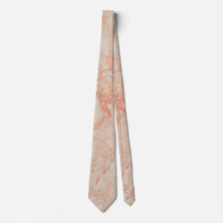 Elegant Orange Marble Stone Neck Tie