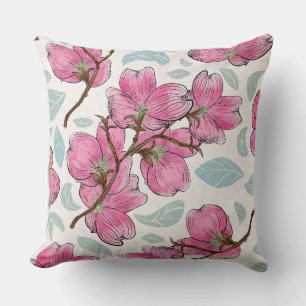 Elegant Orchid Blossom Square Pillow – Luxe Bloom