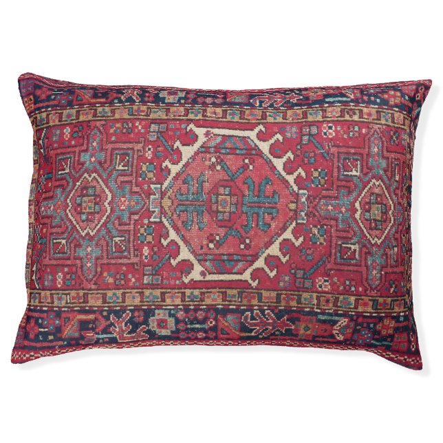 Elegant Oriental Antique Persian Rug Pet Bed (Front)