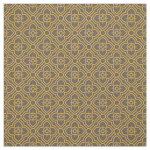 Elegant Oriental Floral Thai Style Asian Pattern Fabric