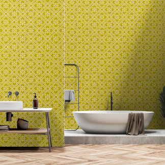 Elegant Oriental Floral Thai Style Asian Pattern Wallpaper