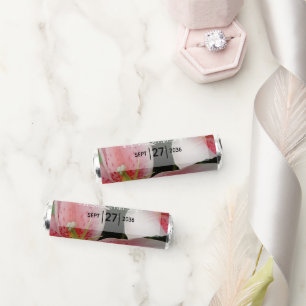 Elegant Oriental Lilies Wedding Breath Savers® Mints