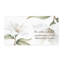 Elegant Oriental White Magnolia Wedding 