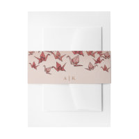 Elegant Origami Paper Crane Red