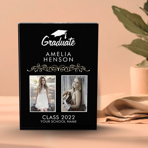 Elegant Ornament Black Graduation Keepsake 2