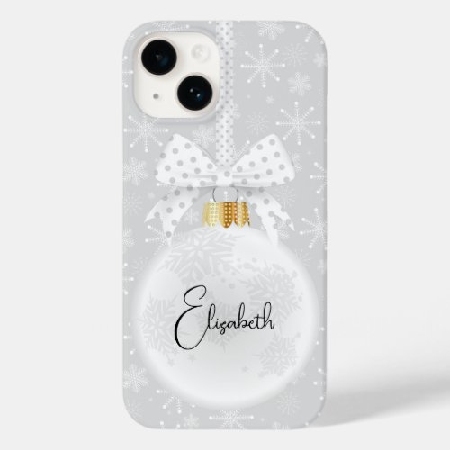 Elegant Ornament Christmas Case_Mate iPhone 14 Case