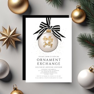 Elegant Ornament Exchange Christmas
