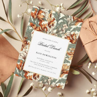 Elegant Ornamental Floral Bridal Shower