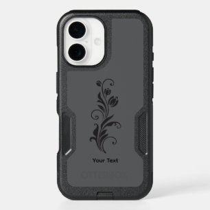 Elegant Ornamental Floral Flower Art iPhone 16 Case