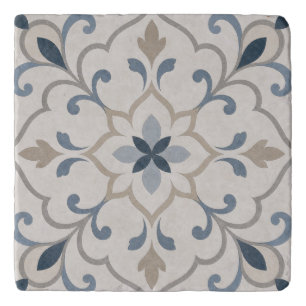Elegant Ornamental Stone Tile Trivet