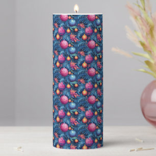 Elegant Ornaments Pillar Candle