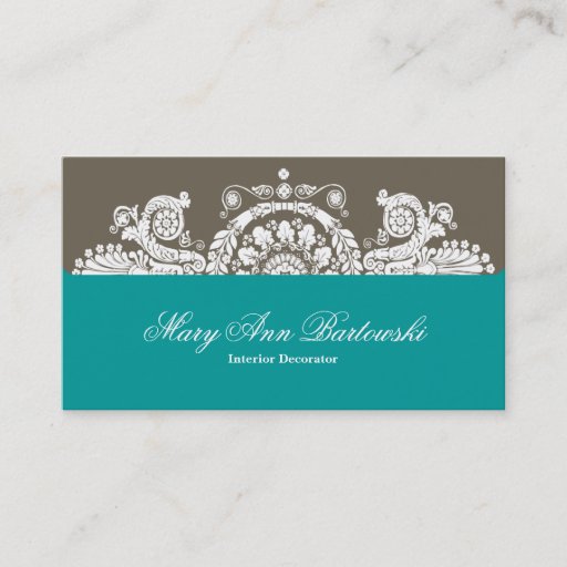 Customizable Elegant &amp; Ornate Business Card Template