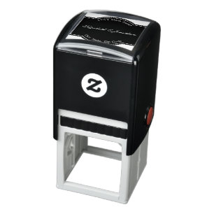 Elegant Ornate Celtic Border Return Address Self-inking Stamp