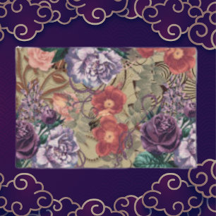 Elegant Ornate Florals Decoupage Tissue Paper