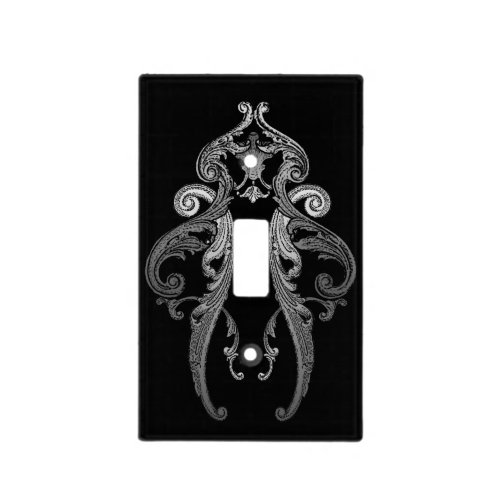 Elegant Ornate Goth Design Light Switch Cover