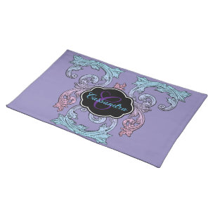 Elegant, Ornate Personalized Vintage Victorian Cloth Placemat