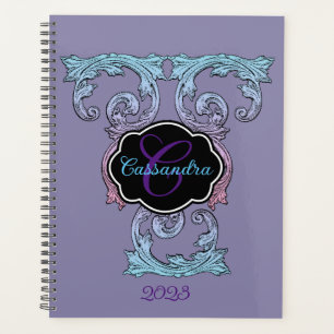 Elegant, Ornate Personalized Vintage Victorian Planner