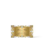 Elegant Ornate Royal Jewel White Golden Gold leaf